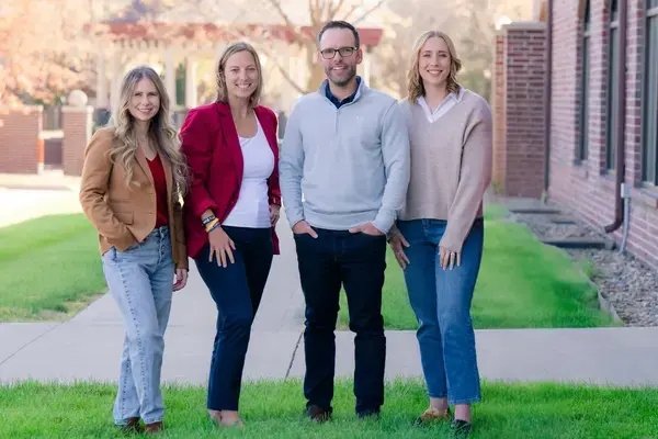The Danilson Law team outside the Johnston, Iowa office